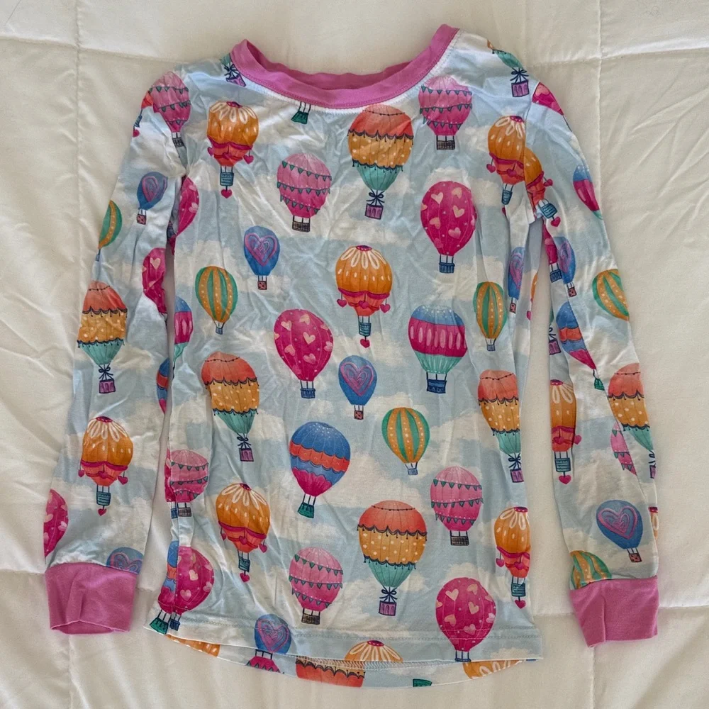 Little Sleepies Hot Air Balloon Kids Pajamas - Picture 2 of 7